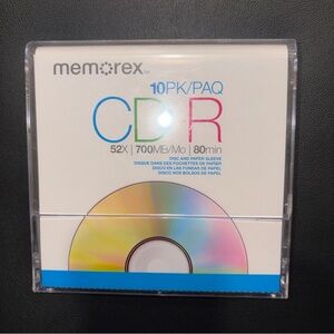 10-Pack CDR Discs - White